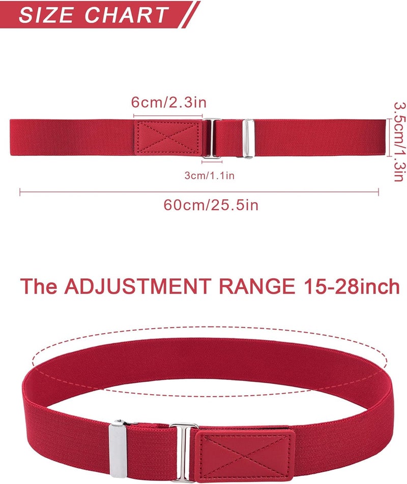 WELROG Kids Belts for Boys - Velcro Buckle Toddler Belt Elastic Adjustable Belt for Boys Girls - Image 2